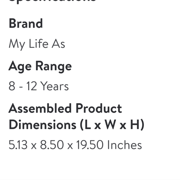 Back back carrier for 18 in doll - Picture 3 of 4